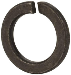 Value Collection - M27, 27.5mm ID, 43mm OD, 5mm Thick Split Lock Washer - Grade 8 Spring Steel, Uncoated, 27.5mm Min ID, 43.7mm Max ID - USA Tool & Supply