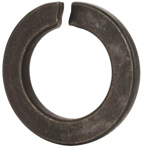 Value Collection - M33, 33.5mm ID, 55.2mm OD, 6mm Thick Split Lock Washer - Grade 8 Spring Steel, Uncoated, 33.5mm Min ID, 34.7mm Max ID, 55.2mm Min OD, 53.2mm Max OD - USA Tool & Supply