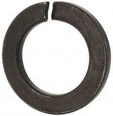 Value Collection - M36, 36.5mm ID, 58.2mm OD, 6mm Thick Split Lock Washer - Grade 8 Spring Steel, Uncoated, 36.5mm Min ID, 37.7mm Max ID - USA Tool & Supply