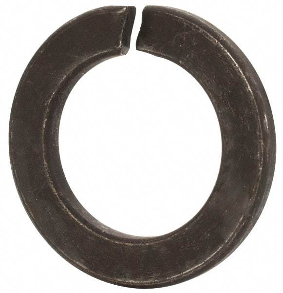 Value Collection - M42, 42.5mm ID, 68.2mm OD, 7mm Thick Split Lock Washer - Grade 8 Spring Steel, Uncoated, 42.5mm Min ID, 43.7mm Max ID - USA Tool & Supply