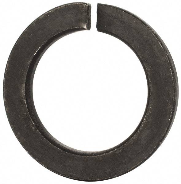 Value Collection - M48, 49mm ID, 75mm OD, 7mm Thick Split Lock Washer - Grade 8 Spring Steel, Uncoated, 49mm Min ID, 50.5mm Max ID - USA Tool & Supply
