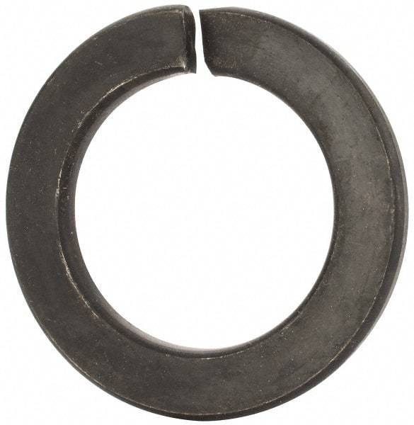 Value Collection - M52, 53mm ID, 83mm OD, 8mm Thick Split Lock Washer - Grade 8 Spring Steel, Uncoated, 53mm Min ID, 54.5mm Max ID - USA Tool & Supply