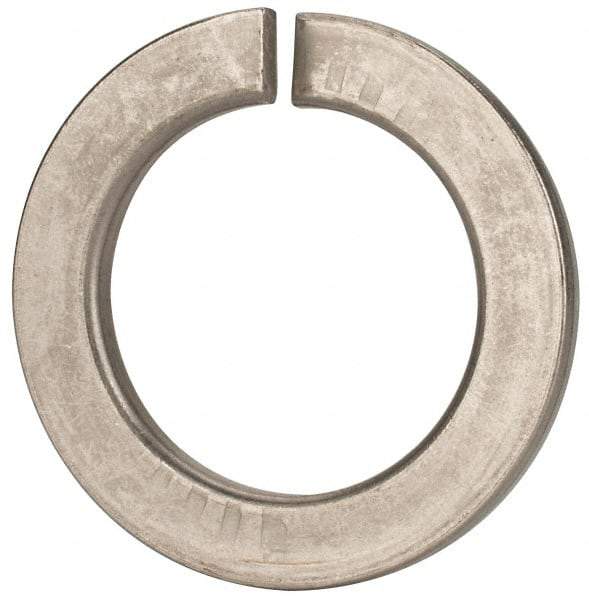 Value Collection - M39, 39.5mm ID, 61.2mm OD, 6mm Thick Split Lock Washer - 18-8 Austenitic Grade A2 Stainless Steel, Uncoated, 39.5mm Min ID, 40.7mm Max ID - USA Tool & Supply