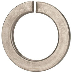 Value Collection - M39, 39.5mm ID, 61.2mm OD, 6mm Thick Split Lock Washer - 18-8 Austenitic Grade A2 Stainless Steel, Uncoated, 39.5mm Min ID, 40.7mm Max ID - USA Tool & Supply