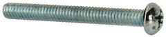 Value Collection - #12-24 UNC, 2" Length Under Head Phillips Drive Machine Screw - Round Head, Grade J82 Steel, Zinc-Plated Finish, Without Washer - USA Tool & Supply