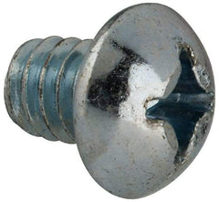 Value Collection - 1/4-20 UNC, 5/16" Length Under Head Phillips Drive Machine Screw - Round Head, Grade J82 Steel, Zinc-Plated Finish, Without Washer - USA Tool & Supply