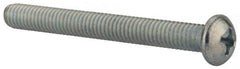 Value Collection - 5/16-18 UNC, 3" Length Under Head Phillips Drive Machine Screw - Round Head, Grade J82 Steel, Zinc-Plated Finish, Without Washer - USA Tool & Supply