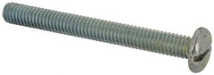 Value Collection - 5/16-18 UNC, 3" Length Under Head Slotted Drive Machine Screw - Pan Head, Grade J82 Steel, Zinc-Plated Finish, Without Washer - USA Tool & Supply