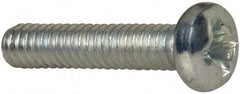 Value Collection - #5-40 UNC, 5/8" Length Under Head Phillips Drive Machine Screw - Pan Head, Grade J82 Steel, Zinc-Plated Finish, Without Washer - USA Tool & Supply
