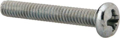 Value Collection - #5-40 UNC, 7/8" Length Under Head Phillips Drive Machine Screw - Pan Head, Grade J82 Steel, Zinc-Plated Finish, Without Washer - USA Tool & Supply