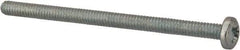Value Collection - #5-40 UNC, 2" Length Under Head Phillips Drive Machine Screw - Pan Head, Grade J82 Steel, Zinc-Plated Finish, Without Washer - USA Tool & Supply