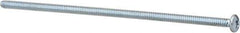 Value Collection - #6-32 UNC, 4" Length Under Head Phillips Drive Machine Screw - Pan Head, Grade J82 Steel, Zinc-Plated Finish, Without Washer - USA Tool & Supply