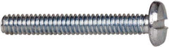 Value Collection - #2-56 UNC, 5/8" Length Under Head Slotted Drive Machine Screw - Binding Head, Grade J82 Steel, Zinc-Plated Finish, Without Washer - USA Tool & Supply