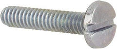 Value Collection - #3-48 UNC, 1/2" Length Under Head Slotted Drive Machine Screw - Binding Head, Grade J82 Steel, Zinc-Plated Finish, Without Washer - USA Tool & Supply