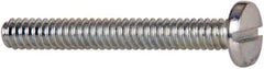 Value Collection - #4-40 UNC, 1/8" Length Under Head Slotted Drive Machine Screw - Binding Head, Grade J82 Steel, Zinc-Plated Finish, Without Washer - USA Tool & Supply