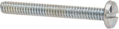 Value Collection - #4-40 UNC, 1" Length Under Head Slotted Drive Machine Screw - Binding Head, Grade J82 Steel, Zinc-Plated Finish, Without Washer - USA Tool & Supply