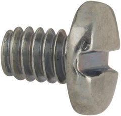 Value Collection - #5-40 UNC, 3/16" Length Under Head Slotted Drive Machine Screw - Binding Head, Grade J82 Steel, Zinc-Plated Finish, Without Washer - USA Tool & Supply
