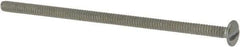 Value Collection - #6-32 UNC, 3" Length Under Head Slotted Drive Machine Screw - Truss Head, Grade J82 Steel, Zinc-Plated Finish, Without Washer - USA Tool & Supply