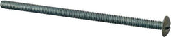 Value Collection - 1/4-20 UNC, 5" Length Under Head Slotted Drive Machine Screw - Truss Head, Grade J82 Steel, Zinc-Plated Finish, Without Washer - USA Tool & Supply