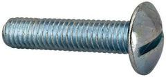 Value Collection - 3/8-16 UNC, 1-3/4" Length Under Head Slotted Drive Machine Screw - Truss Head, Grade J82 Steel, Zinc-Plated Finish, Without Washer - USA Tool & Supply