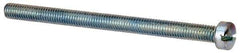 Value Collection - #10-32 UNF, 2-3/4" Length Under Head Slotted Drive Machine Screw - Fillister Head, Grade J82 Steel, Zinc-Plated Finish, Without Washer - USA Tool & Supply