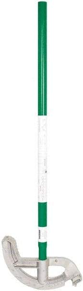 Greenlee - Hand Conduit Bender with Handle - 3/4" Rigid Capacity, Bends EMT, Rigid, IMC - USA Tool & Supply