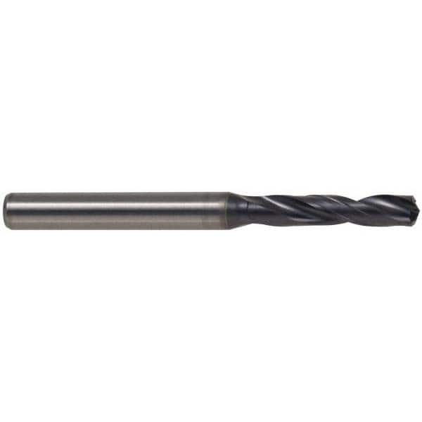 Kennametal - 8.5mm 140° Spiral Flute Solid Carbide Screw Machine Drill Bit - USA Tool & Supply