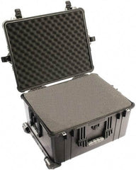 Pelican Products, Inc. - 19-37/64" Wide x 13-29/32" High, Clamshell Hard Case - Black, Polypropylene - USA Tool & Supply