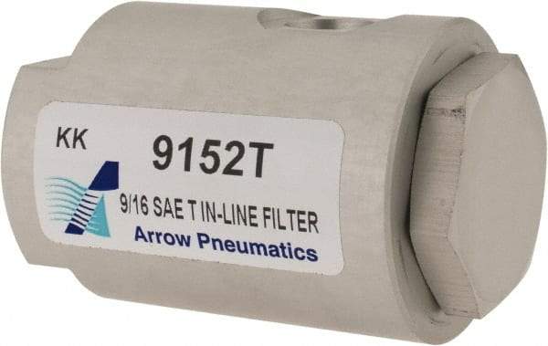 Made in USA - Filter Elements & Assemblies Filter Type: In-Line T Type Media Type: Sintered Bronze - USA Tool & Supply