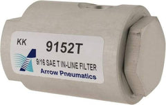 Made in USA - Filter Elements & Assemblies Filter Type: In-Line T Type Media Type: Sintered Bronze - USA Tool & Supply