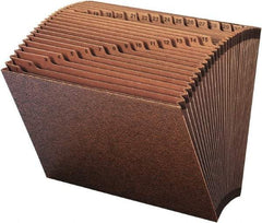 SMEAD - 8-1/2 x 11", Letter Size, Redrope, 1-31 Indexed Expanding Files - Assorted Tab Cut Location - USA Tool & Supply