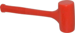 Paramount - 42 oz Head 2-23/64" Face Diam Polyurethane Standard Dead Blow Hammer - 14.7656" OAL, Polyurethane Handle - USA Tool & Supply