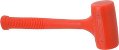 Paramount - 21 oz Head 2-11/64" Face Diam Polyurethane Standard Dead Blow Hammer - 13.5781" OAL, Polyurethane Handle - USA Tool & Supply