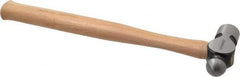 Paramount - 3/4 Lb Head Ball Pein Hammer - Wood Handle, 12-3/4" OAL - USA Tool & Supply