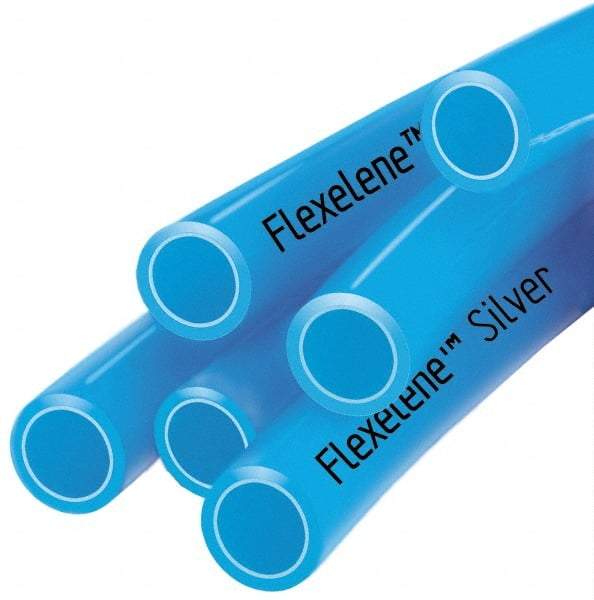 Made in USA - 5/16" ID x 7/16" OD, 1/16" Wall Thickness, 100' Long, Polyethylene Tube - Translucent Blue, 66 Max psi, 92 Shore A Hardness, -40 to 170°F - USA Tool & Supply