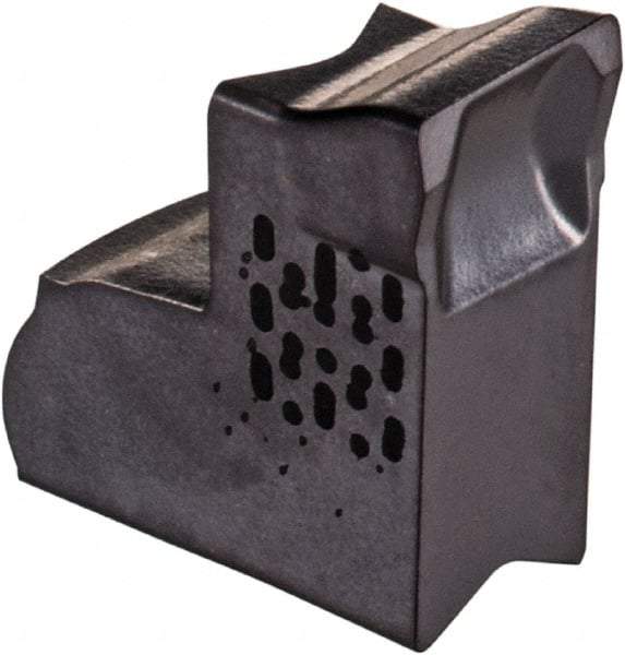 Iscar - TAGR4 C IC908 Grade, 0.159" Cutting Width, Carbide Cutoff Insert - 4° Right Hand Lead Angle, TiN/TiAlN Coated, Single End - USA Tool & Supply