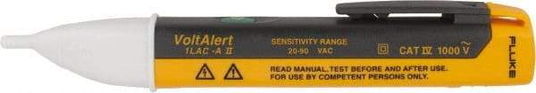 Fluke - 20 VAC to 90 VAC, Voltage Tester - LED Display, AAA Power Supply - USA Tool & Supply