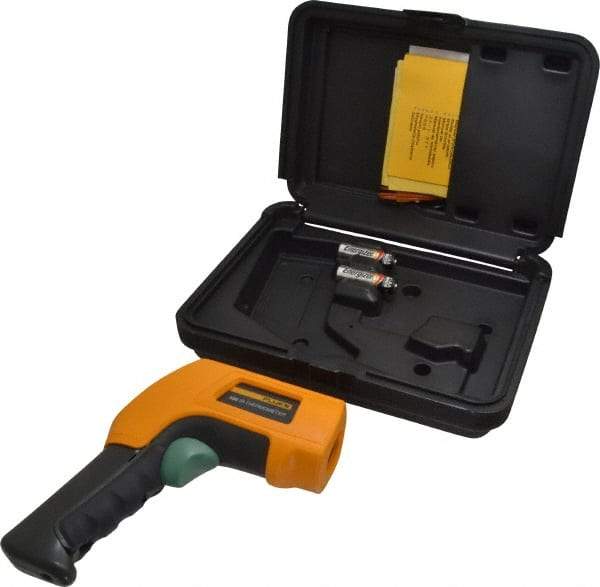 Fluke - -40 to 650°C (-40 to 1202°F) Infrared Thermometer - 30:1 Distance to Spot Ratio - USA Tool & Supply