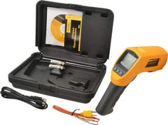Fluke - -40 to 800°C (-40 to 1472°F) Infrared Thermometer - 50:1 Distance to Spot Ratio - USA Tool & Supply