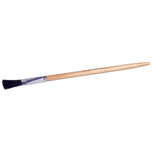 3/4″ Fitch Brush, Black China Bristle, 1-5/16″ Trim Length, Clear Lacquered Handle - USA Tool & Supply
