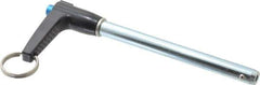 Gibraltar - 5/16" Diam, 3" Usable Length, L Handle, Quick Release Pin - Grade 4130 Steel, Zinc-Plated Finish - USA Tool & Supply