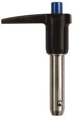 Gibraltar - 5/8" Diam, 5-1/2" Usable Length, L Handle, Quick Release Pin - Grade 17-4 Stainless Steel, Bright Finish - USA Tool & Supply