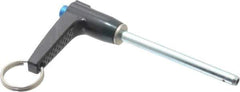 Gibraltar - 3/16" Diam, 2" Usable Length, L Handle, Quick Release Pin - Grade 4130 Steel, Zinc-Plated Finish - USA Tool & Supply