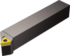 Sandvik Coromant - STTC, Right Hand Cut, 30° Lead Angle, 16mm Shank Height x 16mm Shank Width, Neutral Rake Indexable Turning Toolholder - 100mm OAL, TCMT 11 02 04 Insert Compatibility, Series CoroTurn 107 - USA Tool & Supply
