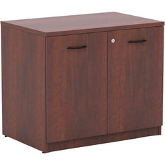ALERA - 1 Shelf Sliding Door Storage Cabinet - USA Tool & Supply
