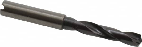 Guhring - 21/64" 140° Spiral Flute Solid Carbide Screw Machine Drill Bit - USA Tool & Supply