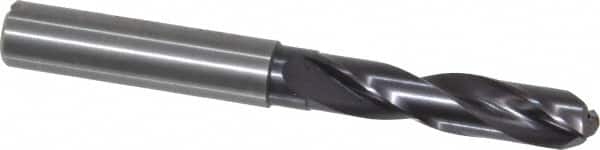 Guhring - 9.1mm 140° Spiral Flute Solid Carbide Screw Machine Drill Bit - USA Tool & Supply