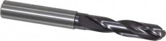 Guhring - 9.1mm 140° Spiral Flute Solid Carbide Screw Machine Drill Bit - USA Tool & Supply