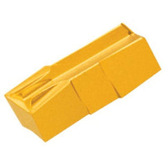 Iscar - 486030GIF Grade IC20, 4.86mm Cutting Width Carbide Grooving Insert - 13mm Max Depth of Cut, Neutral, 0.3mm Corner Radius, Uncoated - USA Tool & Supply
