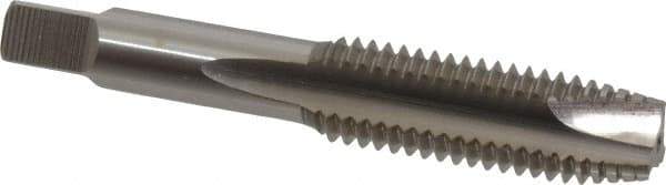 Hertel - 5/8-11 UNC, 3 Flute, Bright Finish, High Speed Steel Spiral Point Tap - Plug Chamfer, Right Hand Thread, 3-13/16" OAL, 3B Class of Fit - Exact Industrial Supply